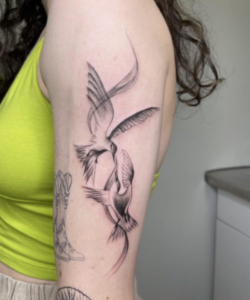 Birds tattoo by @effyliutattoo